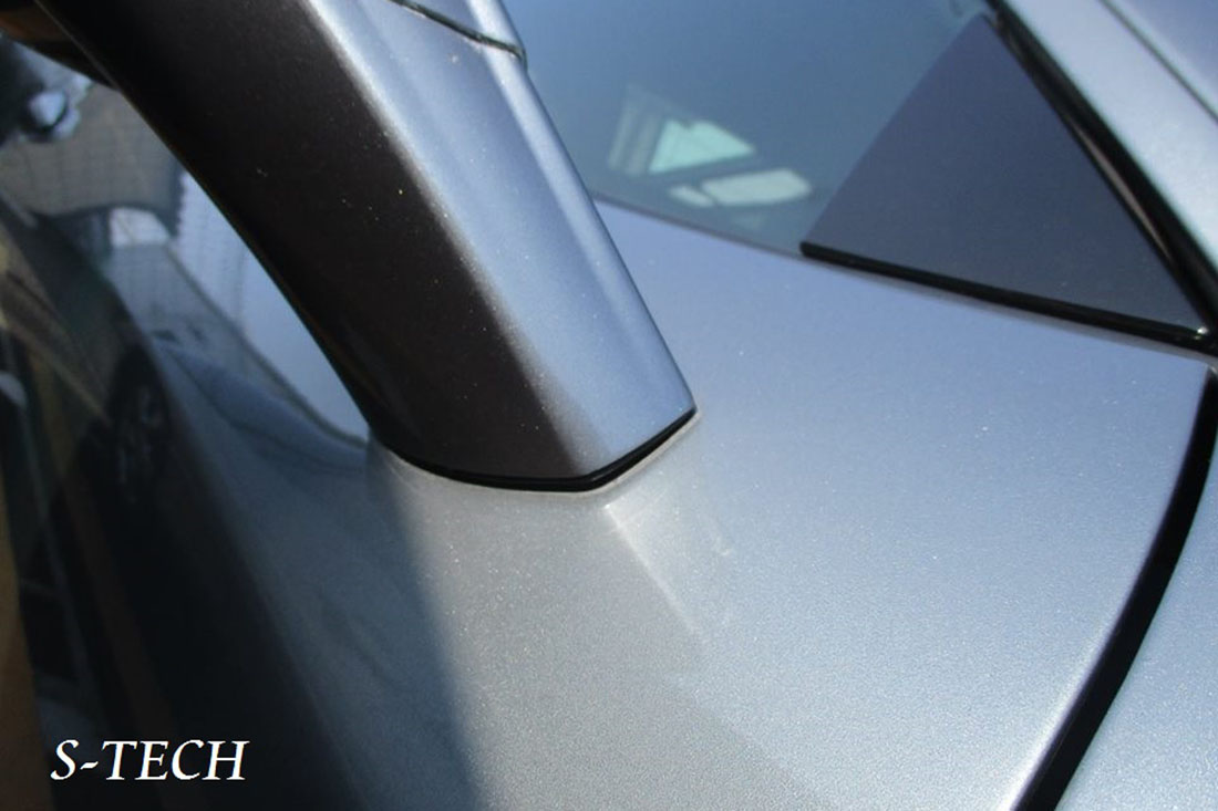 品川区 フェラーリ 458 イタリア 右ドア 右サイドミラー キズ凹み 板金塗装 輸入車修理専門店 S Tech Carservice エステックカーサービス ベンツ Bmw ジャガー ポルシェなどの外車修理 鈑金塗装