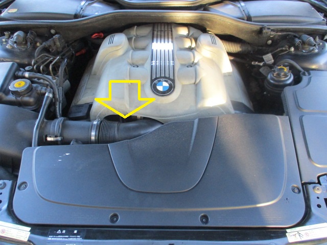 BMW E65 735i 走行中冷却水漏れ修理 クーラントパイプ・ウォーター