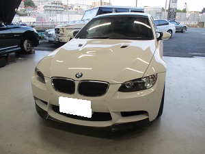 BMW E92 M3 ブレーキ警告灯修理 作業事例 | 輸入車修理専門店 S-TECH carservice (エステックカーサービス) ベンツ・BMW ・ジャガー・ポルシェなどの外車修理・鈑金塗装