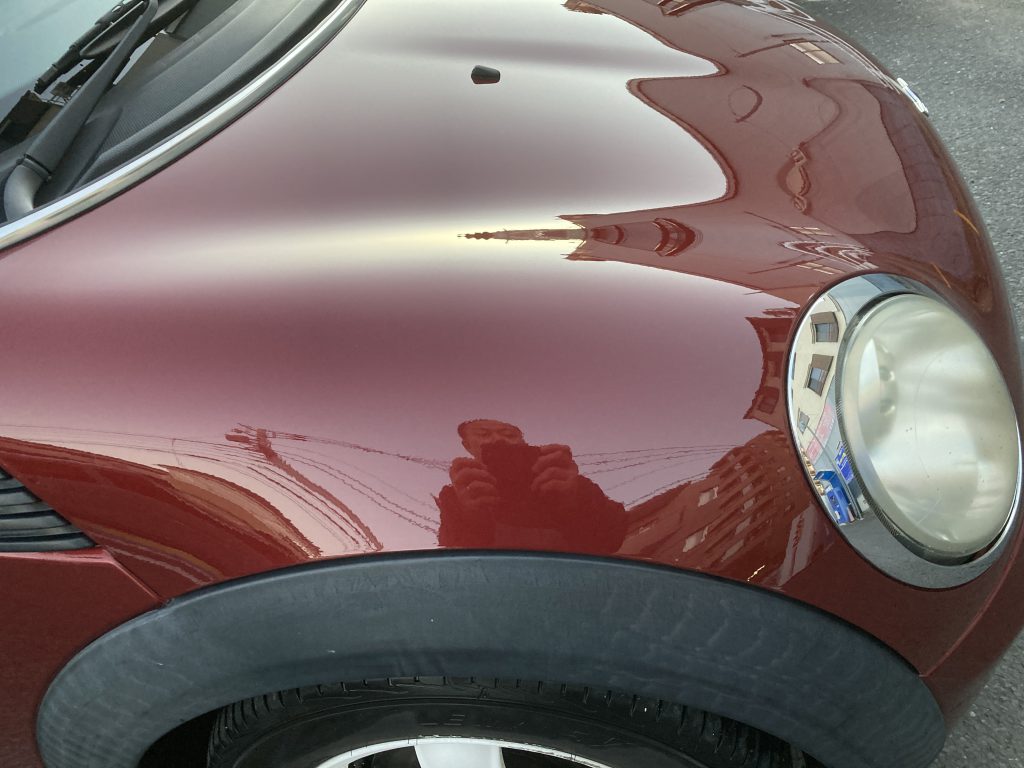 BMWミニ　R56　塗装剥げ