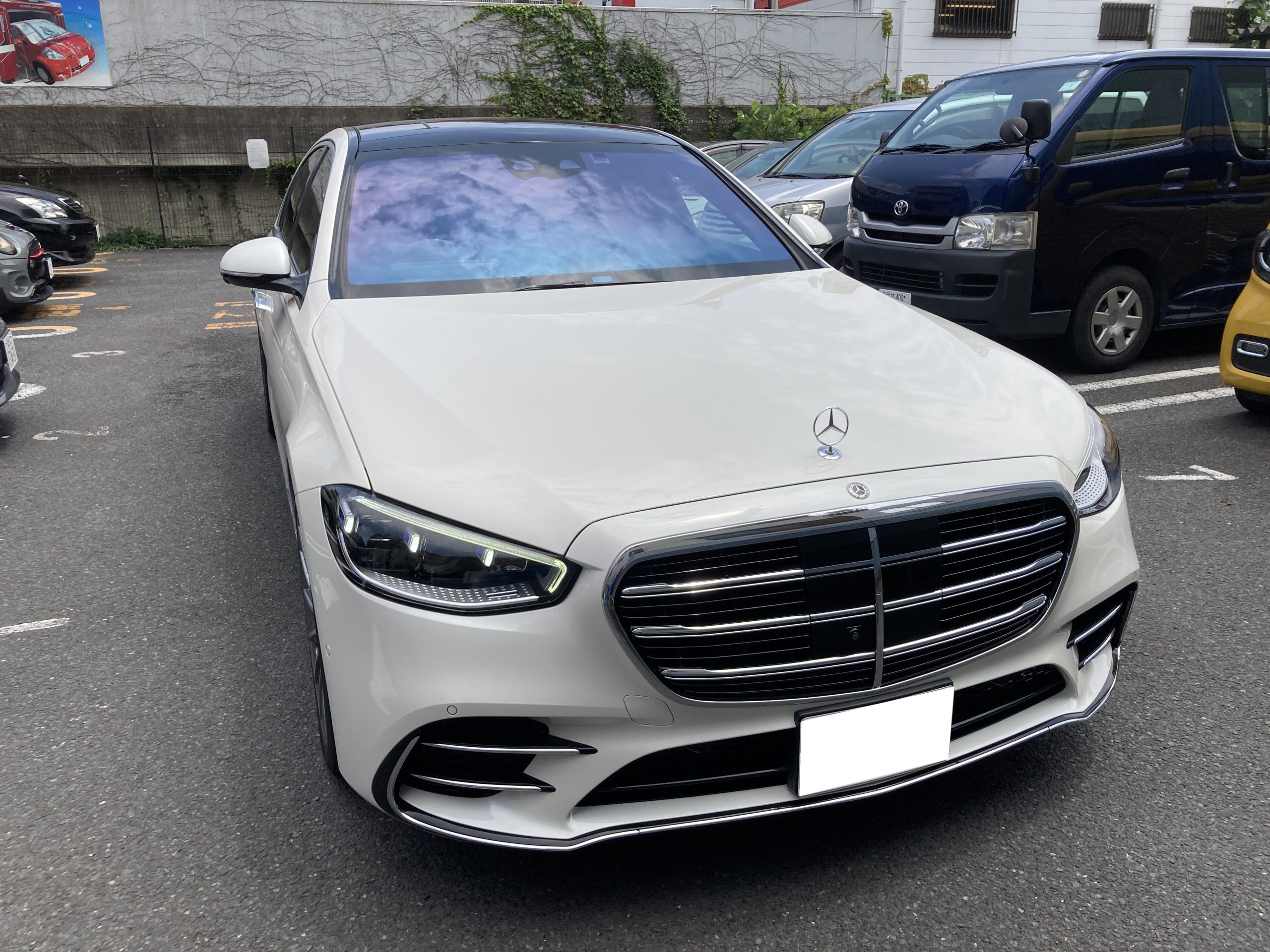 メルセデスベンツ、W223、S500のアルミホイールをカラーチェンジしました。 | 輸入車修理専門店 S-TECH carservice  (エステックカーサービス) ベンツ・BMW・ジャガー・ポルシェなどの外車修理・鈑金塗装