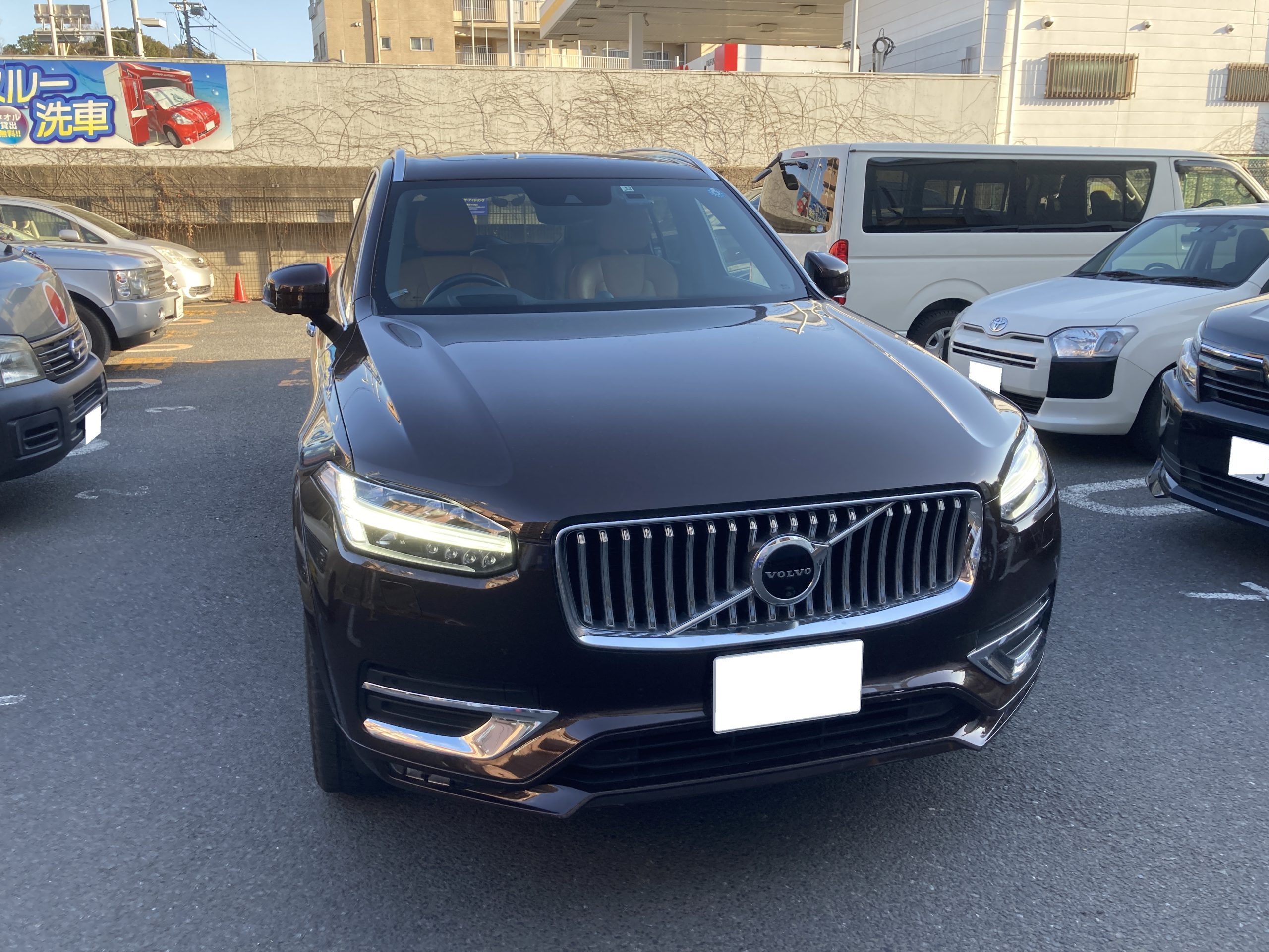 ボルボ、XC90のフロントバンパーとヘッドライトのフロント廻りとリアバンパーのキズを一緒に修理をしました。 | 輸入車修理専門店 S-TECH  carservice (エステックカーサービス) ベンツ・BMW・ジャガー・ポルシェなどの外車修理・鈑金塗装