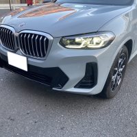 BMW、X3、フロントバンパー、修正、部分塗装、