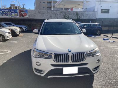 BMW、X3、ルーフ、キズ、塗装剥がれ、修理、塗装、