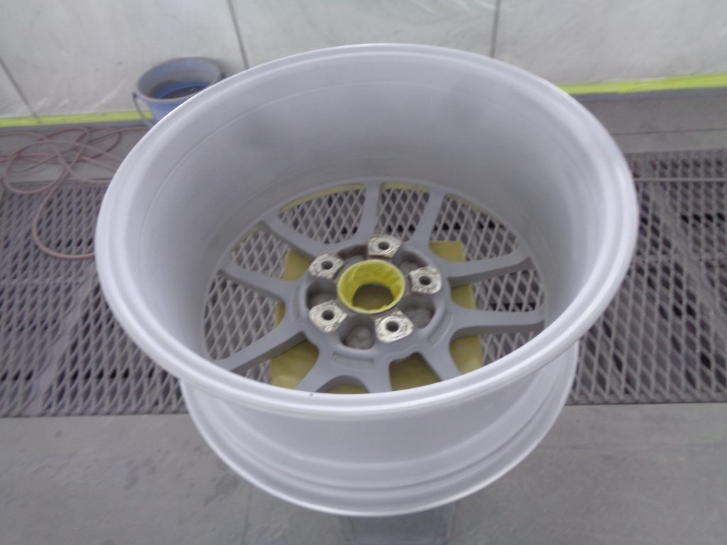 ポルシェ、718ボクスター、アルミホイール、色替え、塗装、マッドブラック