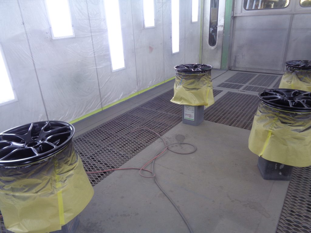 ポルシェ、718ボクスター、アルミホイール、色替え、塗装、マッドブラック