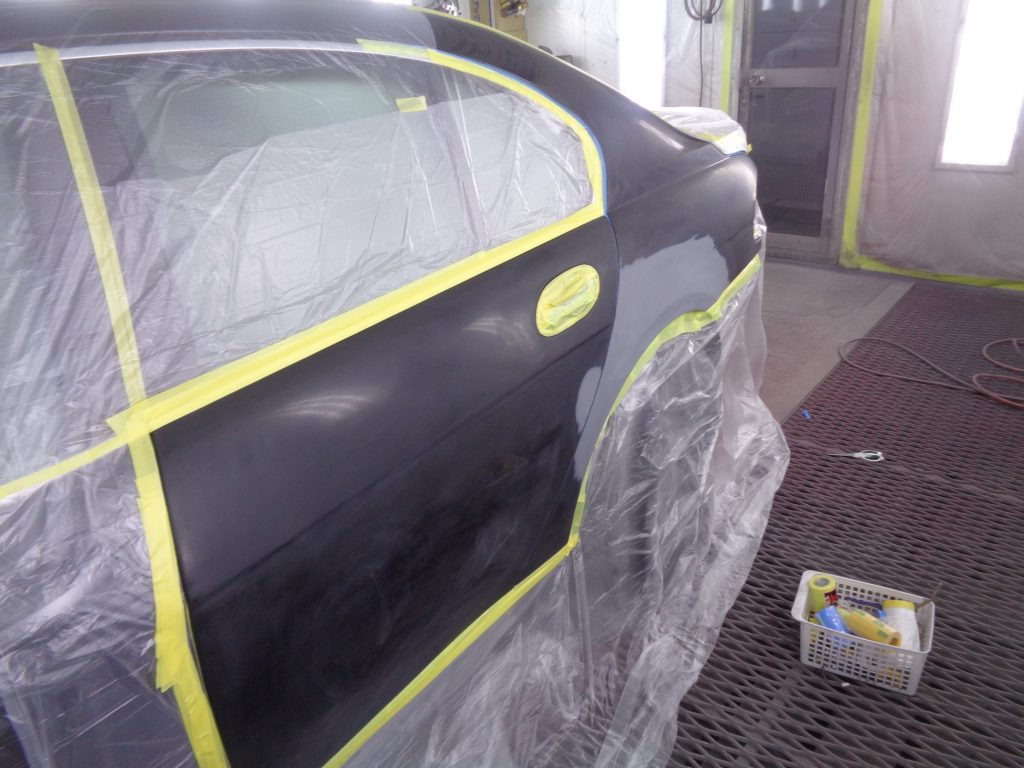 BMW、E65、7シリーズ、リアドア、クォーターパネル、キズ、凹み、修理、塗装、