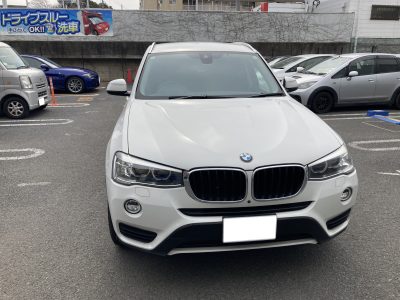 BMW、X3、フロントドア、リアドア、キズ、凹み、修理、塗装、