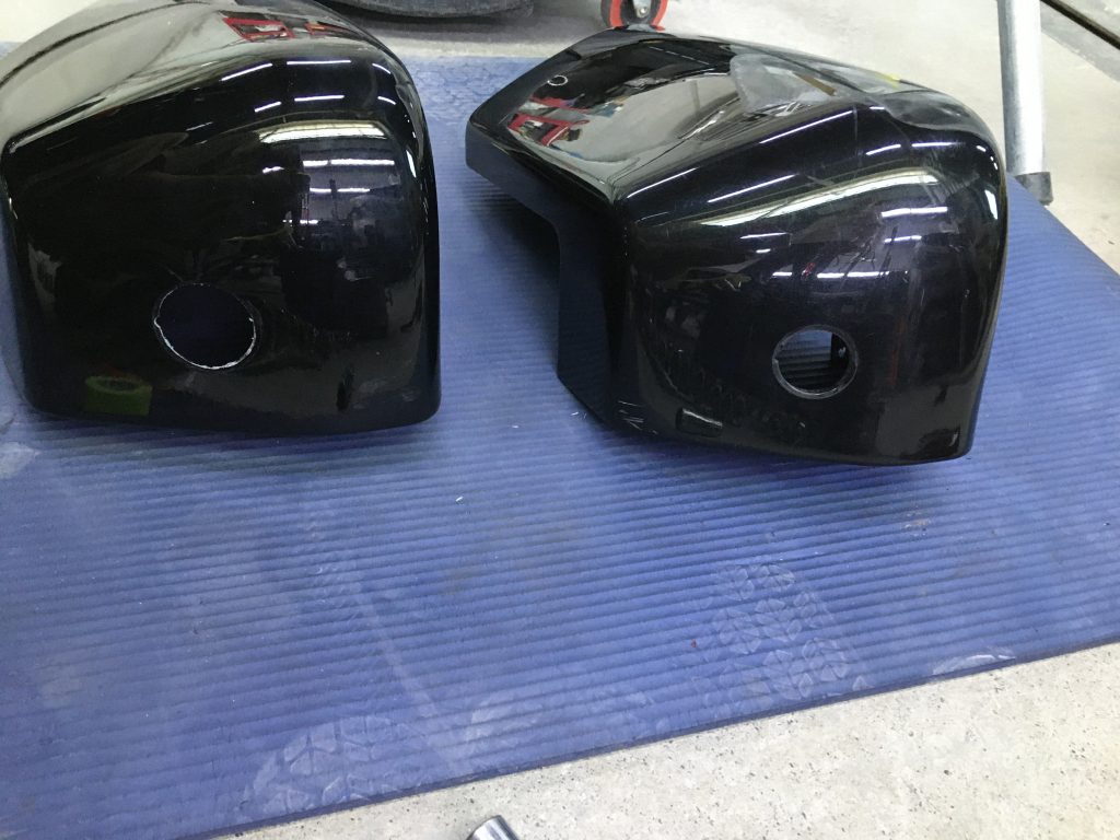 メルセデスベンツ、ゲレンデ、W463、リアバンパー、変形、交換、