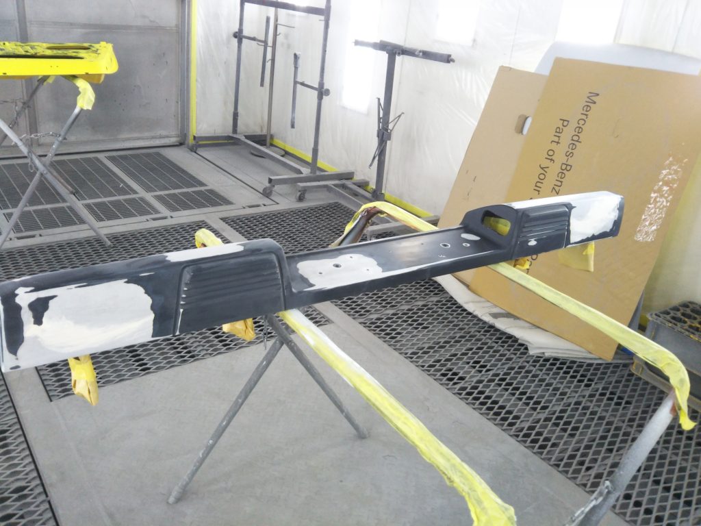 メルセデスベンツ、ゲレンデ、W463、リアバンパー、変形、交換、