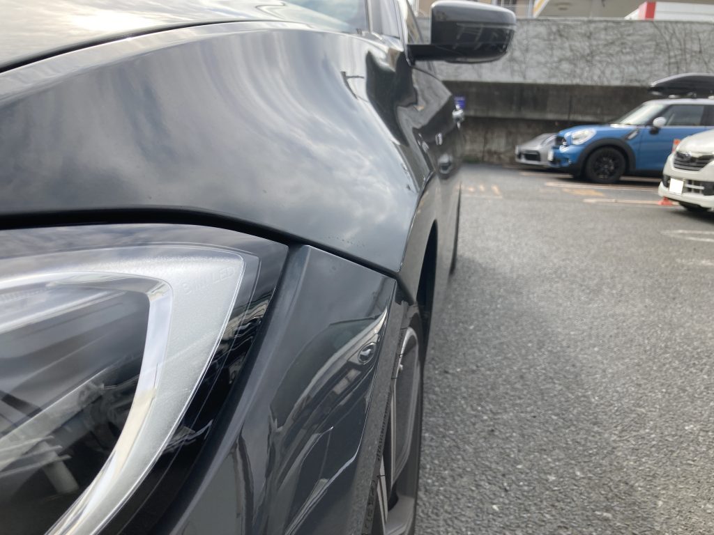 BMW、3シリーズ、G20、フロントバンパー、フロントフェンダー、Mスポーツエアロ、キズ、変形、交換、塗装、取付、