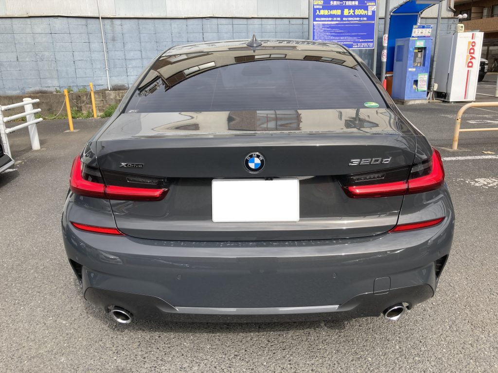 BMW、3シリーズ、G20、フロントバンパー、フロントフェンダー、Mスポーツエアロ、キズ、変形、交換、塗装、取付、