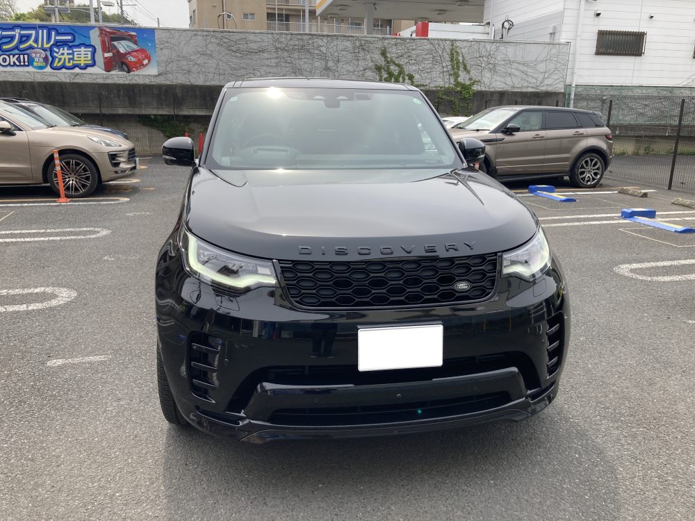 ランドローバー、ディスカバリー5、フロントバンパー、キズ、修理、塗装、