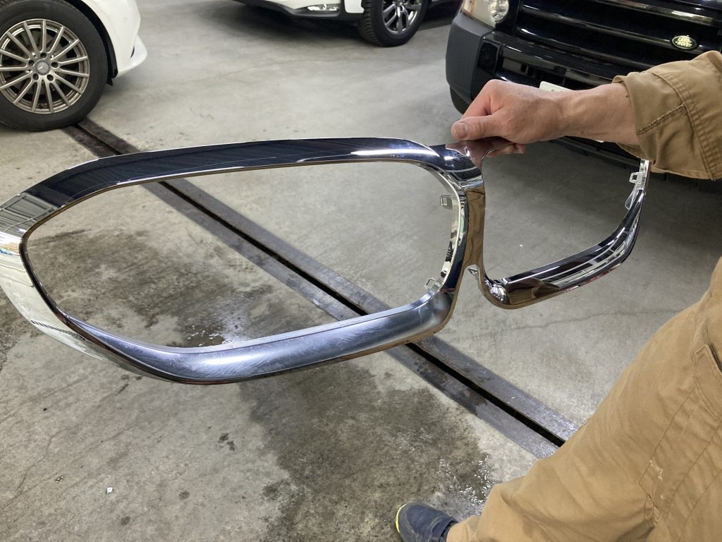 BMW、3シリーズ、G20、フロントバンパー、フロントフェンダー、Mスポーツエアロ、キズ、変形、交換、塗装、取付、