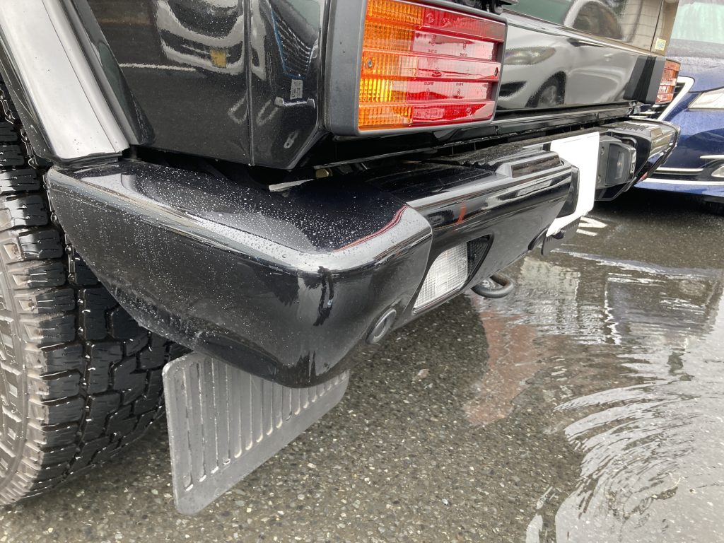 メルセデスベンツ、ゲレンデ、W463、リアバンパー、変形、交換、