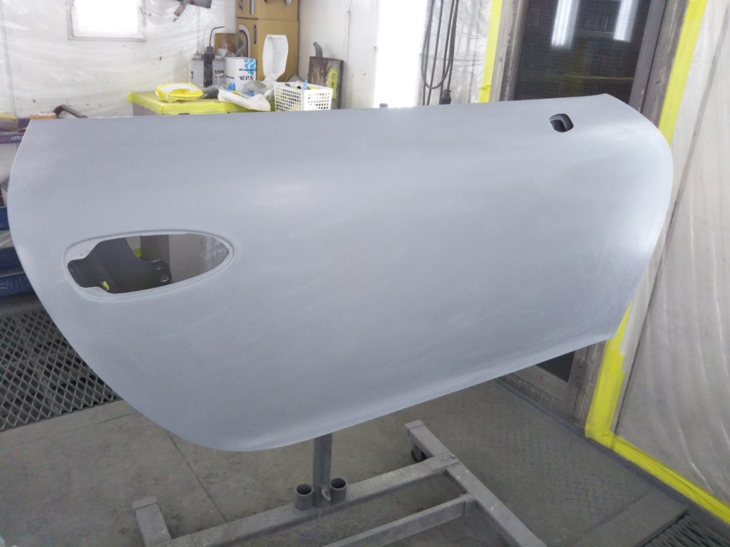 ポルシェ、911、フロントドア、クォーターパネル、ロッカーパネル、キズ、凹み、修理、交換、塗装、耐チップ塗装、