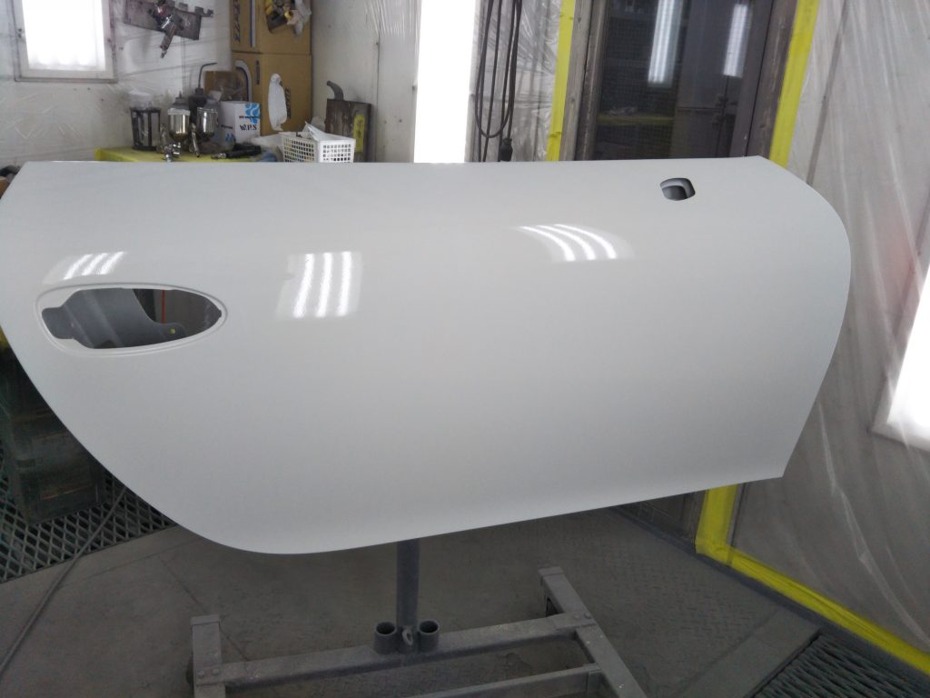 ポルシェ、911、フロントドア、クォーターパネル、ロッカーパネル、キズ、凹み、修理、交換、塗装、耐チップ塗装、