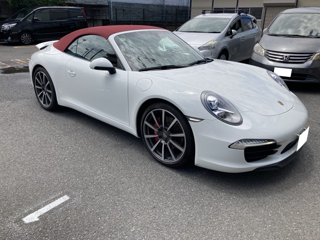 ポルシェ、911、フロントドア、クォーターパネル、ロッカーパネル、キズ、凹み、修理、交換、塗装、耐チップ塗装、
