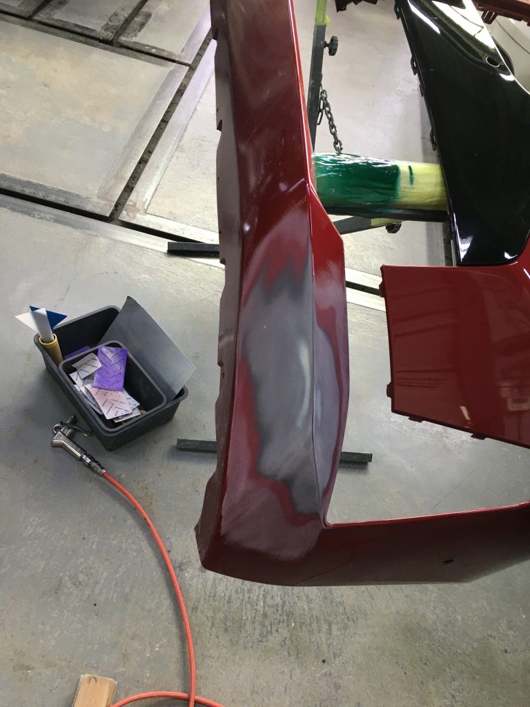 BMW、X3、G45、フロントバンパー、エアダクト、キズ、変形、修理、交換、塗装、