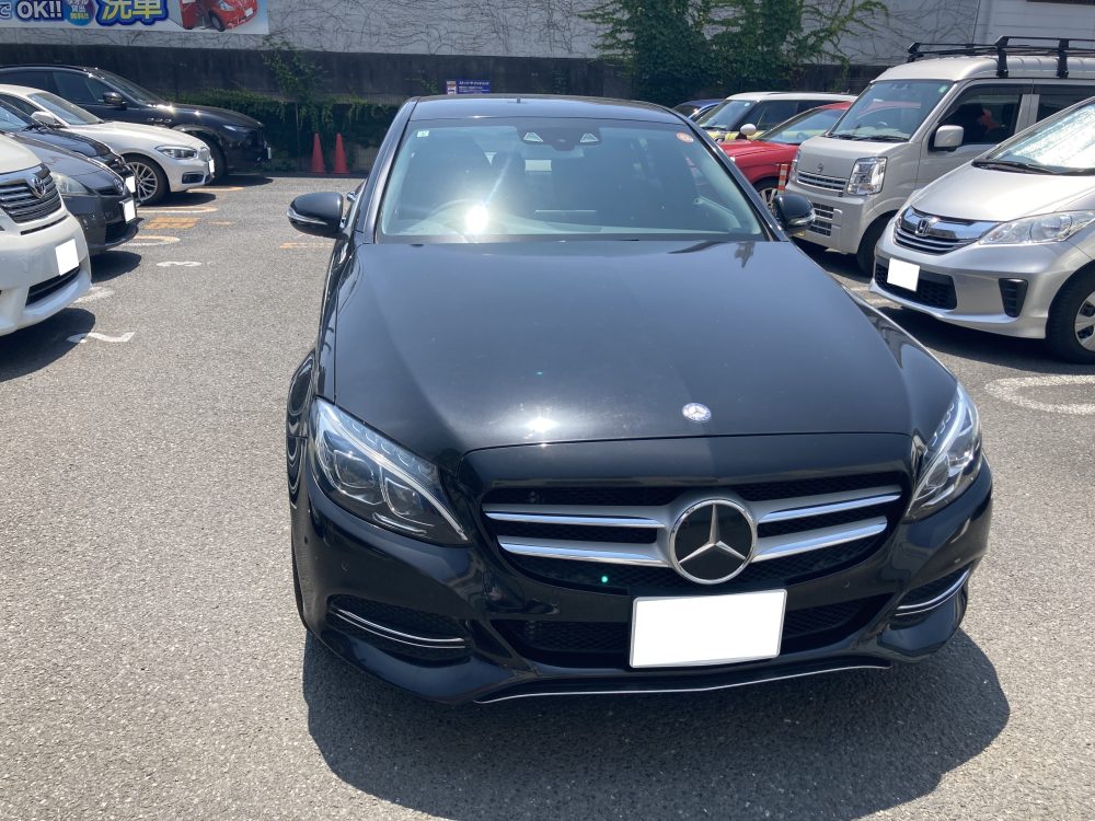 メルセデスベンツ、Cクラス、W205、リアドア、クォーターパネル、リアバンパー、キズ、凹み、修理、交換、塗装、