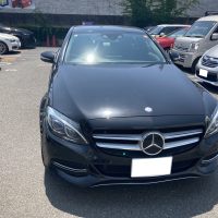 メルセデスベンツ、Cクラス、W205、リアドア、クォーターパネル、リアバンパー、キズ、凹み、修理、交換、塗装、