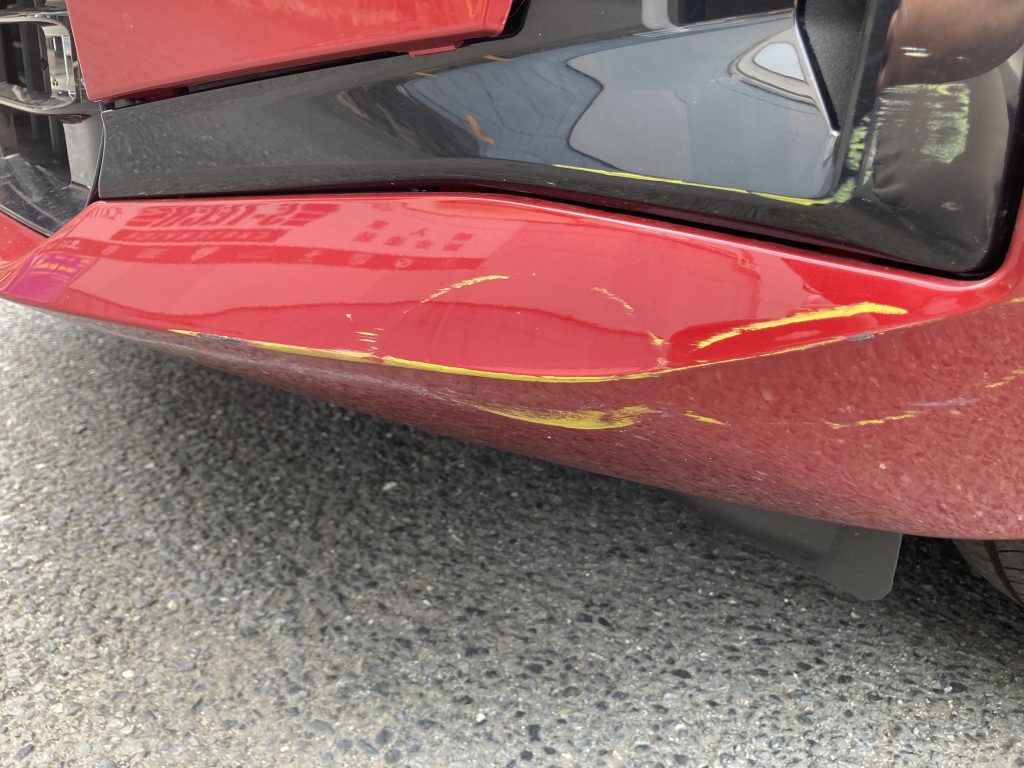 BMW、X3、G45、フロントバンパー、エアダクト、キズ、変形、修理、交換、塗装、