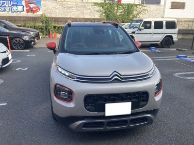 シトロエン、C3、リアドア、クォーターパネル、キズ、凹み、修理、交換、塗装、