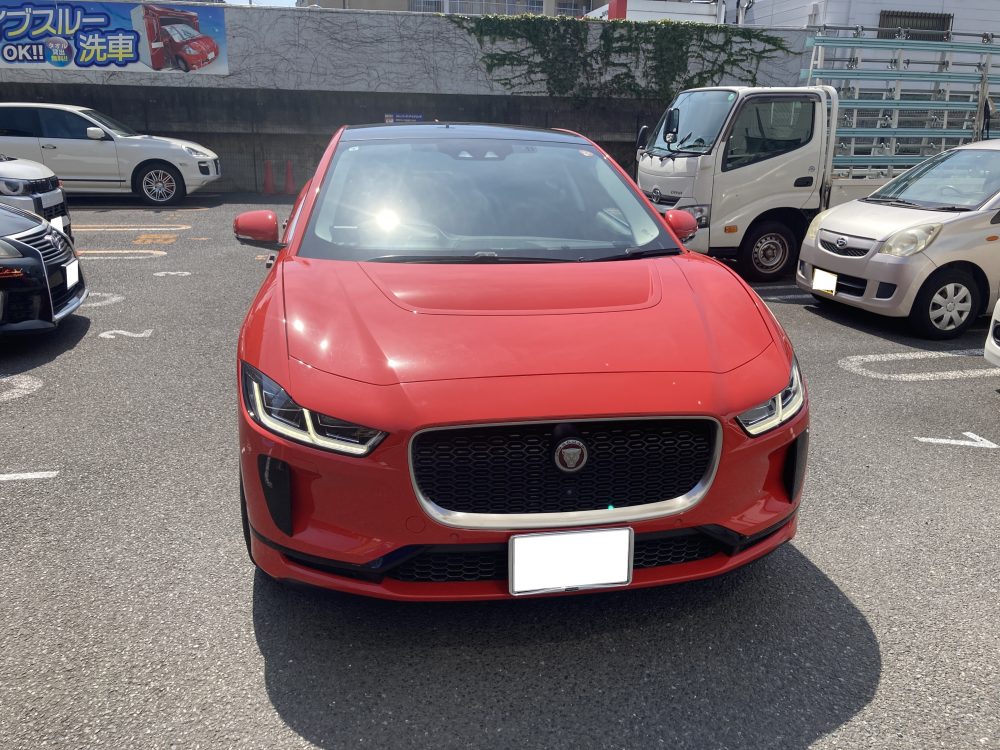 ジャガー、I-pace、フロントドア、リアドア、キズ、凹み、修理、塗装、