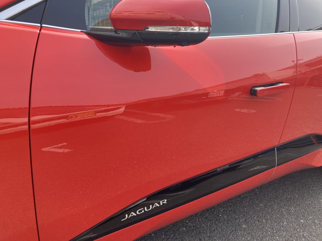 ジャガー、I-pace、フロントドア、リアドア、キズ、凹み、修理、塗装、