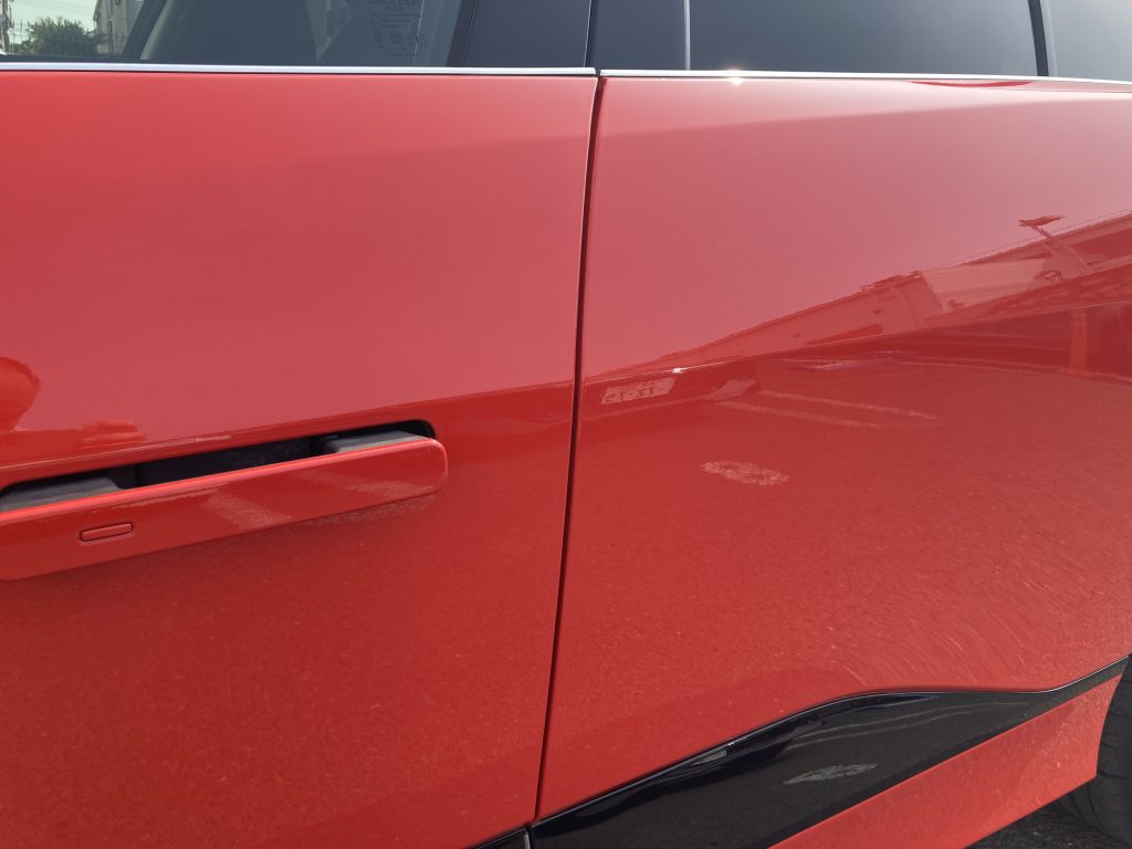 ジャガー、I-pace、フロントドア、リアドア、キズ、凹み、修理、塗装、
