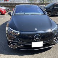 メルセデスベンツ、W297、EQS、リアバンパー、キズ、修理、再塗装修理