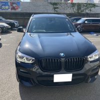 BMW、X3、G01、リアドア、クォーターパネル、アーチモール、キズ、凹み、修理、交換、塗装、