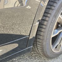 BMW、X3、G01、リアドア、クォーターパネル、アーチモール、キズ、凹み、修理、交換、塗装、