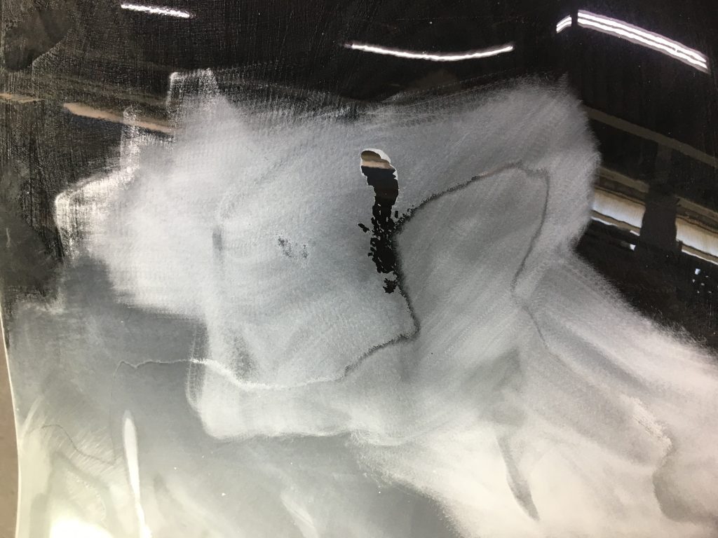 メルセデスベンツ、W297、EQS、リアバンパー、キズ、修理、再塗装修理