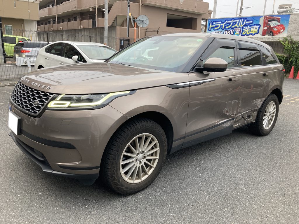 ランドローバー、ベラール、フロントドア、リアドア、クォーターパネル、キズ、凹み、修理、交換、塗装、