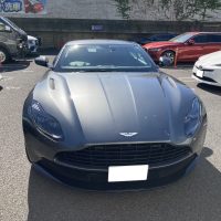 アストンマーチン、フード、凹み、修理、塗装、アルミパネル、