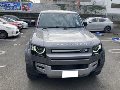 ランドローバー、ディフェンダー、左右フロントフェンダー、アーチモール、キズ、凹み、修理、交換、塗装、