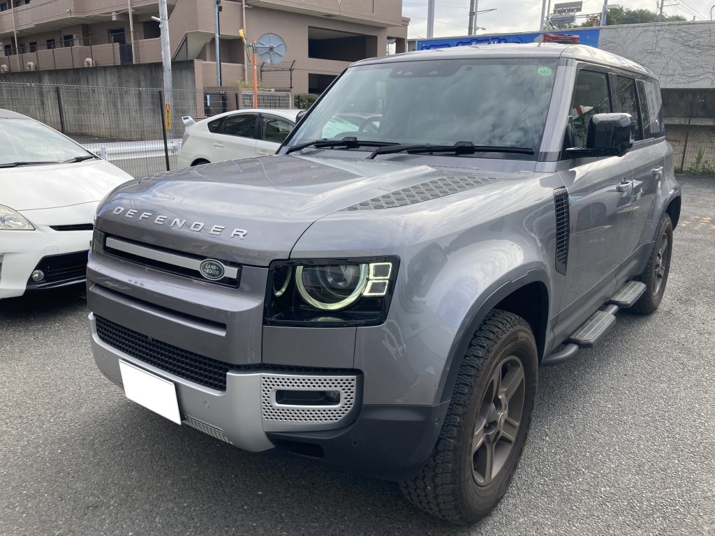 ランドローバー、ディフェンダー、左右フロントフェンダー、アーチモール、キズ、凹み、修理、交換、塗装、
