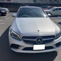 メルセデスベンツ、W205、Cクラス、リアドア、クォーターパネル、キズ、凹み、修理、塗装、アルミパネル、