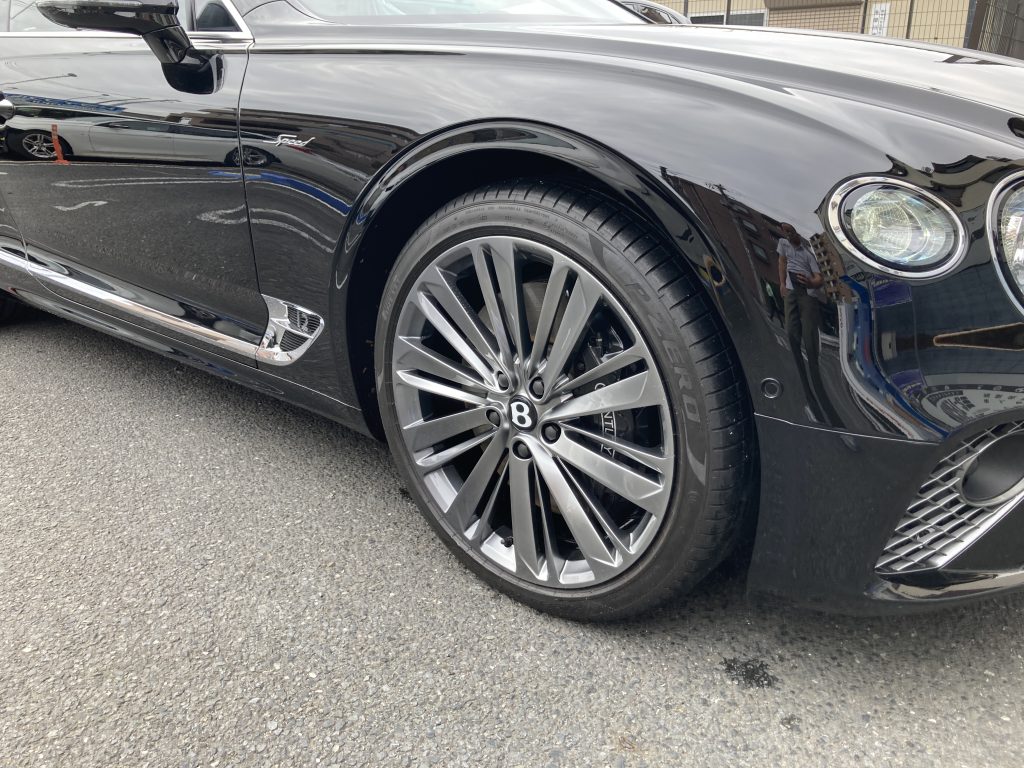 ベントレー、アルミホイール、修正、塗装、