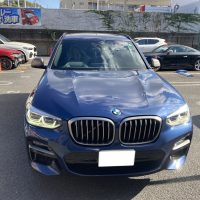 BMW、X3、G01、リアドア、クォーターパネル、アーチモール、キズ、凹み、交換、修理、塗装、