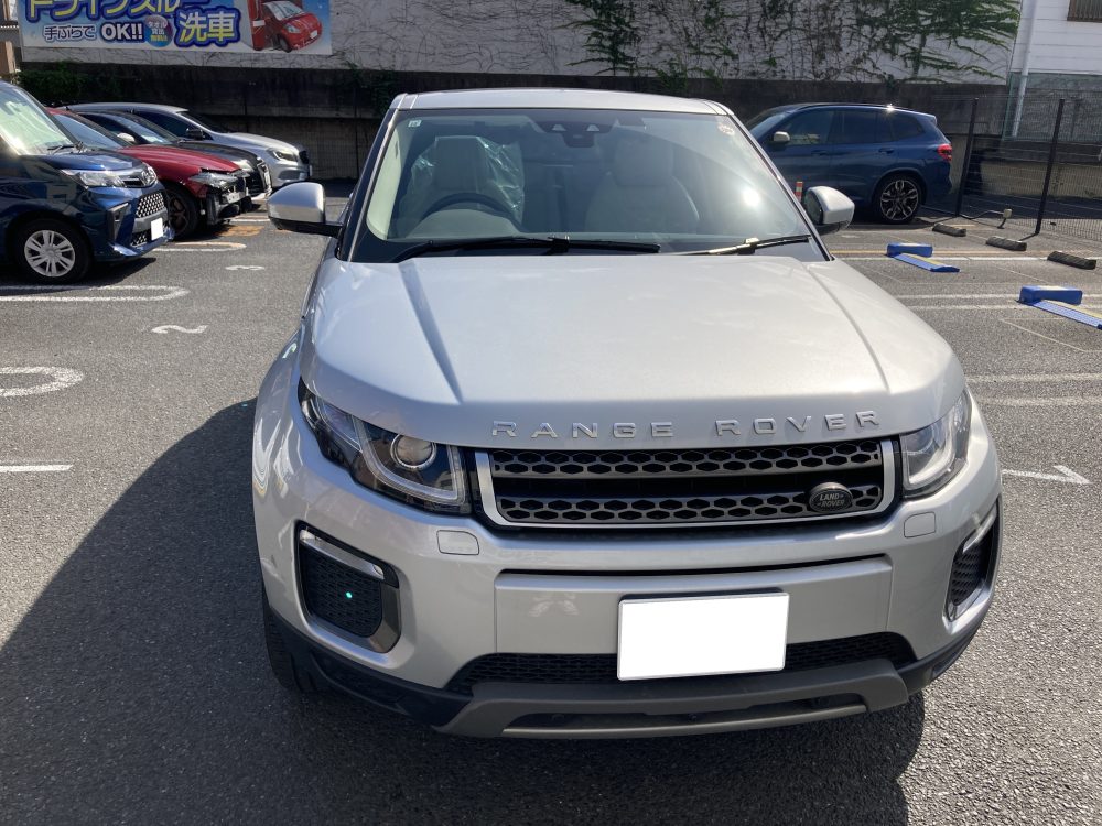 ランドローバー、イヴォーク、フロントフェンダー、フロントドア、リアドア、クォーターパネル、キズ、凹み、修理、交換、塗装、