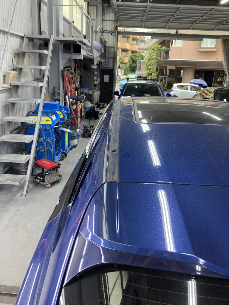 BMW、X3、G01、リアドア、クォーターパネル、アーチモール、キズ、凹み、交換、修理、塗装、