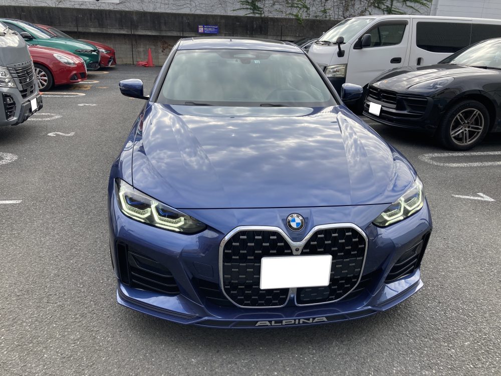 アルピナ、B4、リアドア、デコライン、キズ、修理、交換、