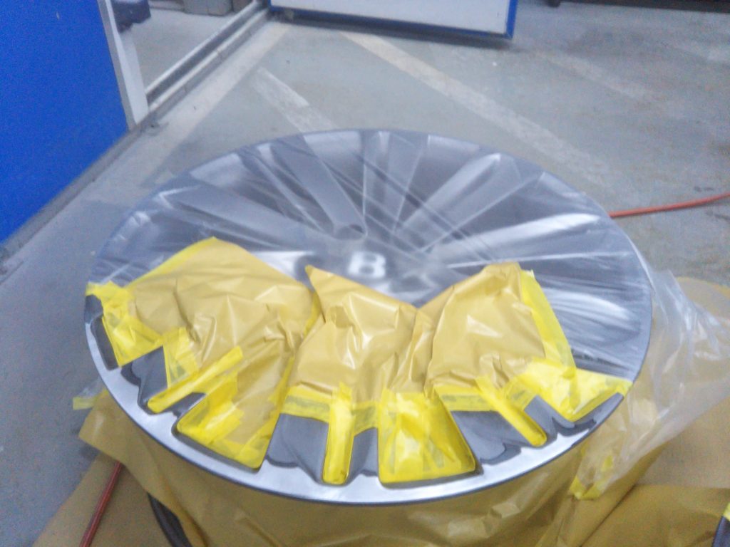 ベントレー、アルミホイール、修正、塗装、