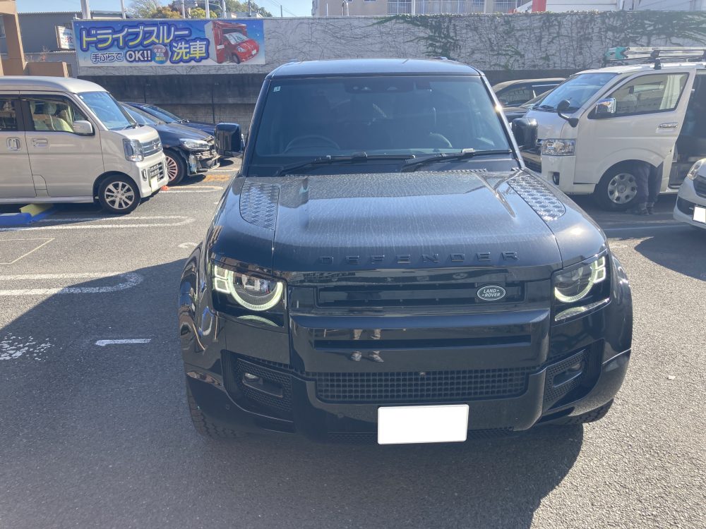 ランドローバー、ディフェンダー、リアドア、ホイール、キズ、凹み、修理、塗装、