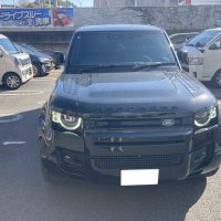 ランドローバー、ディフェンダー、リアドア、ホイール、キズ、凹み、修理、塗装、