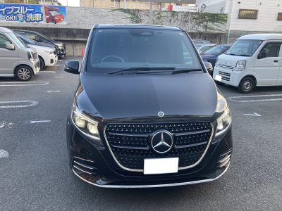 メルセデスベンツ、ベンツV、W447、クォーターパネル、リアバンパー、テールランプ、キズ、変形、割れ、修理、交換、塗装、