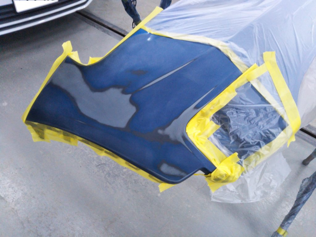 ミニ、クロスオーバー、クォーターパネル、リアバンパー、キズ、凹み、修理、塗装、