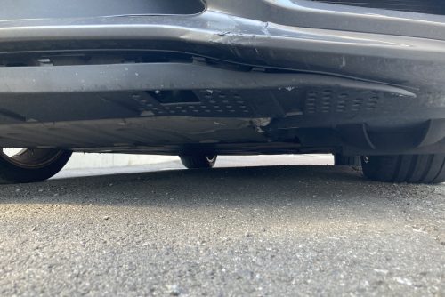 ポルシェ、ケイマン、フロントスポイラー、フロントフロアーパネル、キズ、凹み、変形、修理、交換、塗装、